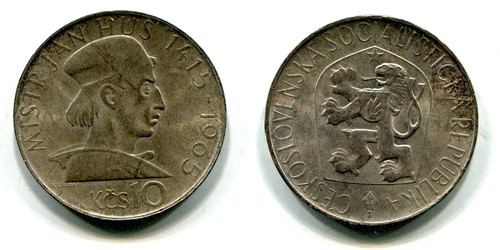 Corone cecoslovacchia 1965 - 10,