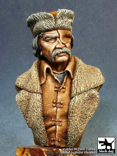 Busto leader ceco cane nero
