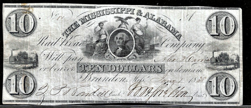 Banconota obsoleta dollari - 10,